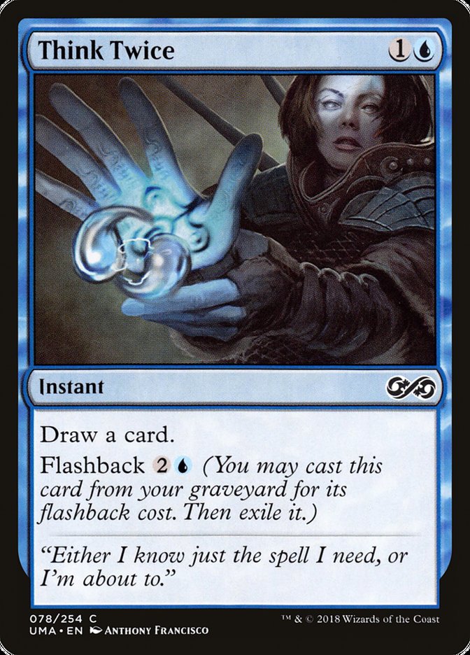 Think Twice [Ultimate Masters] Magic: The Gathering