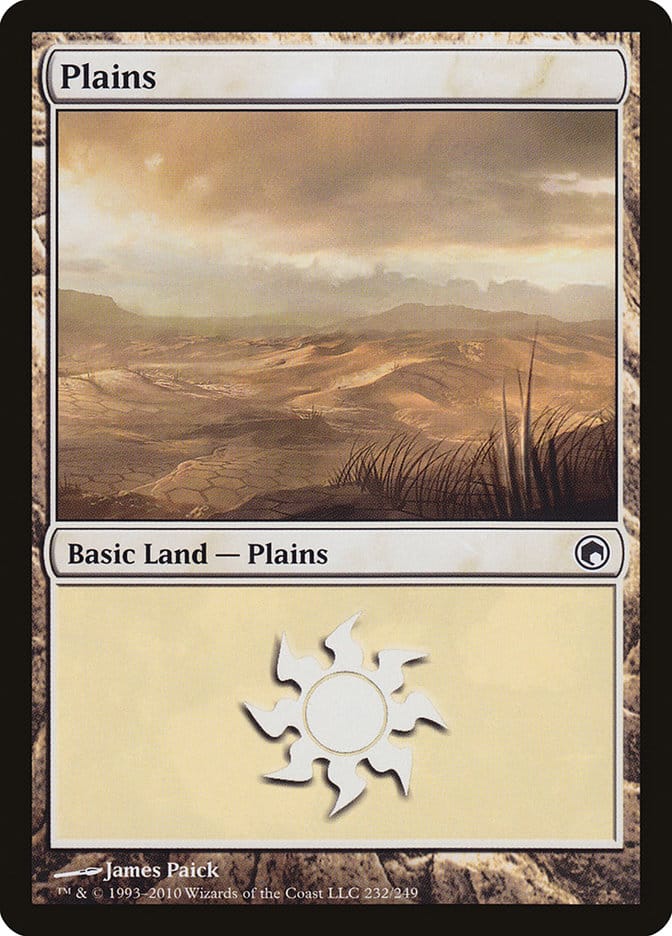 Plains (232) [Scars of Mirrodin] Magic: The Gathering