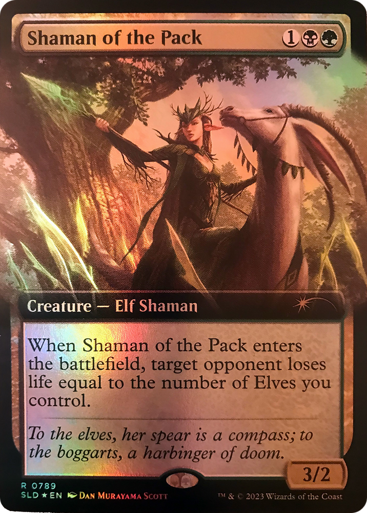 Shaman of the Pack (Extended Art) [Secret Lair Drop Series] Magic: The Gathering