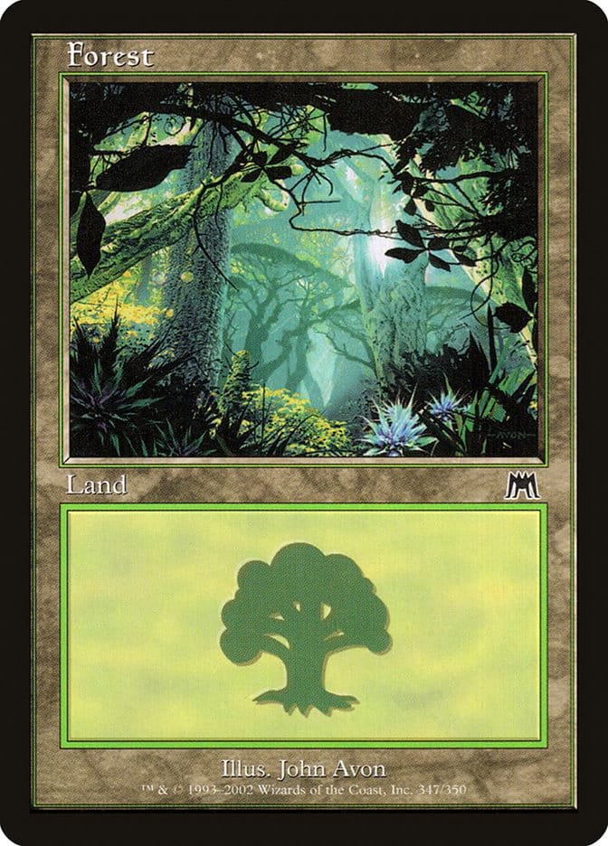 Forest (347) [Onslaught] Magic: The Gathering