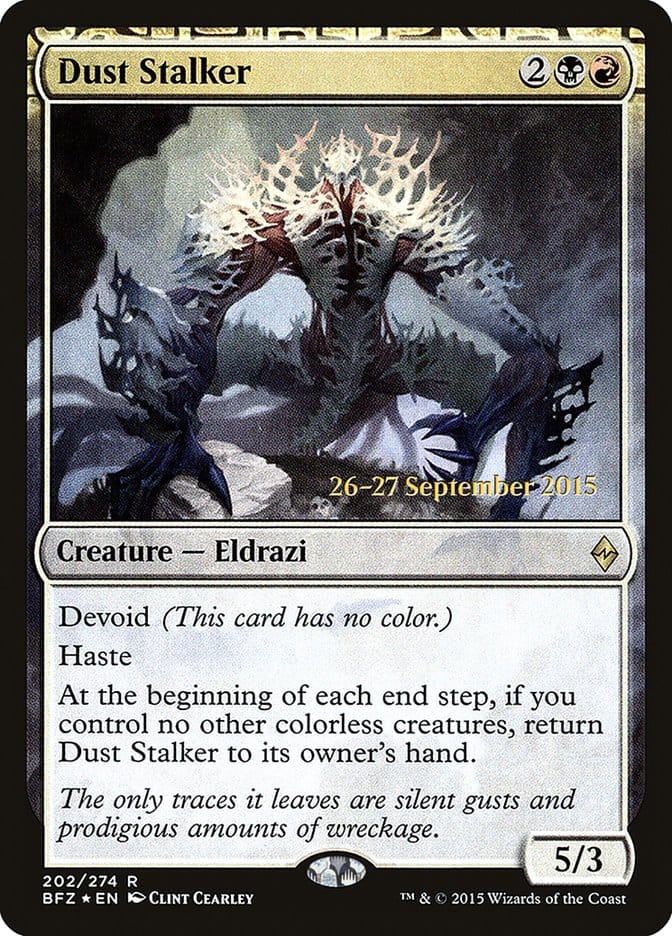 Dust Stalker [Battle for Zendikar Prerelease Promos] Magic: The Gathering