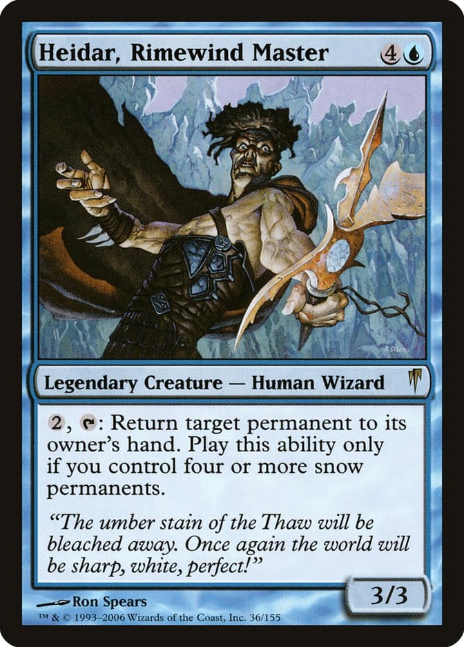 Heidar, Rimewind Master [Coldsnap] Magic: The Gathering