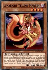 Lunalight Yellow Marten [LDS2-EN128] Common - Yugioh Cards For Your TCG Needs!