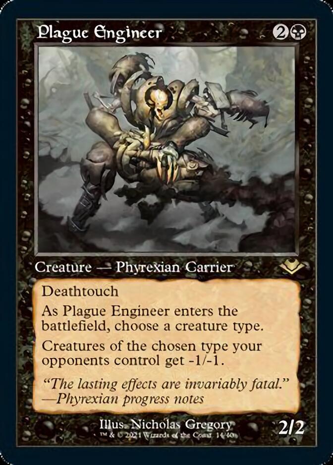 Plague Engineer (Retro Foil Etched) [Modern Horizons] Magic: The Gathering