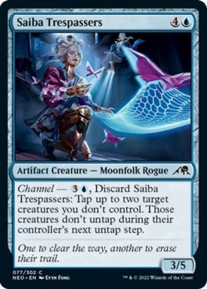 Saiba Trespassers [Kamigawa: Neon Dynasty] Magic: The Gathering