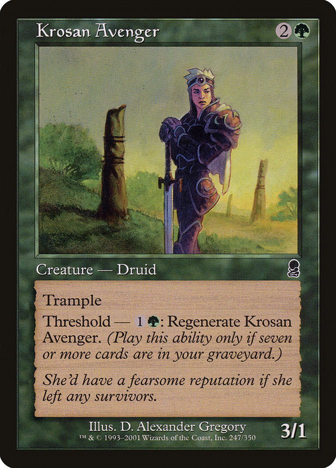 Krosan Avenger [Odyssey] Magic: The Gathering