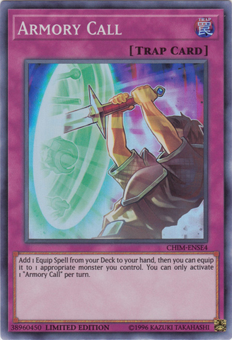 Armory Call [CHIM-ENSE4] Super Rare - Yugioh Cards For Your TCG Needs!