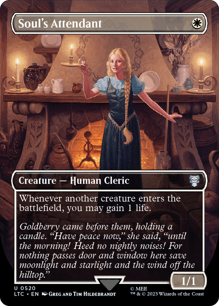 Soul's Attendant (Borderless) [The Lord of the Rings: Tales of Middle-Earth Commander] Magic: The Gathering