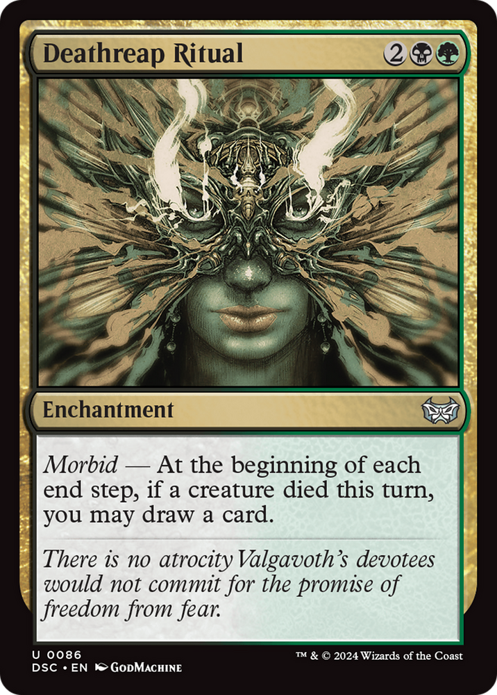Deathreap Ritual [Duskmourn: House of Horror Commander] Magic: The Gathering