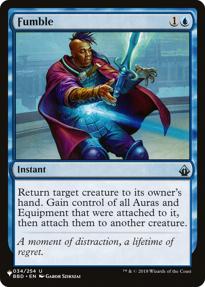 Fumble [The List] Magic: The Gathering