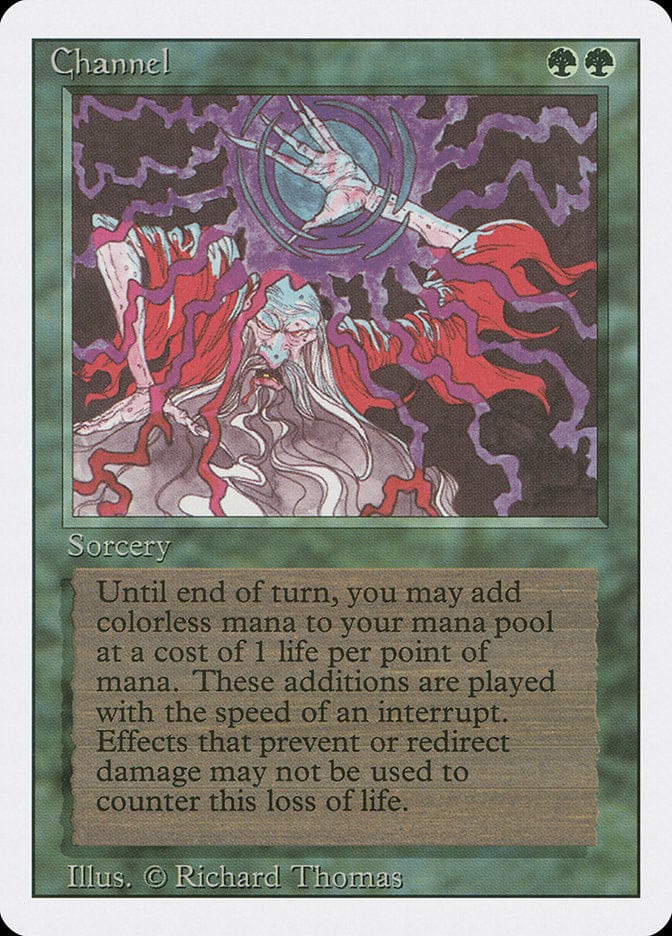 Channel [Revised Edition] Magic: The Gathering