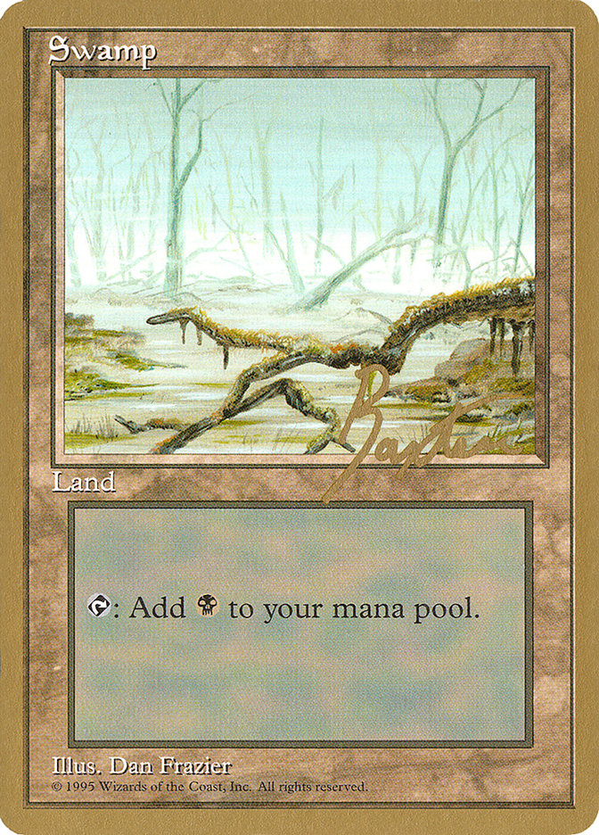 Swamp (gb372) (George Baxter) [Pro Tour Collector Set] Magic: The Gathering