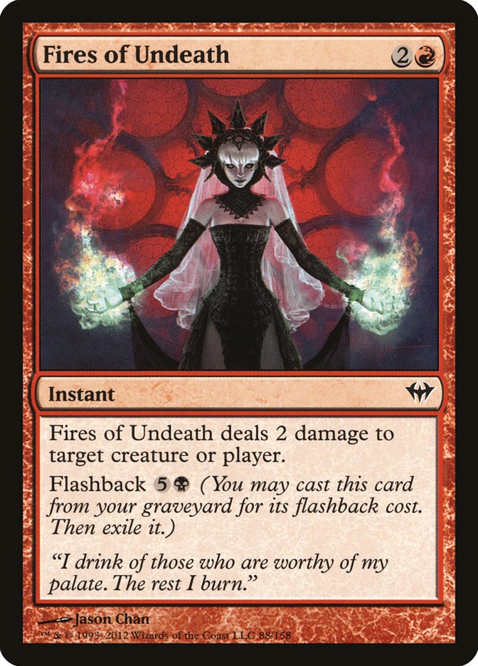 Fires of Undeath [Dark Ascension] Magic: The Gathering