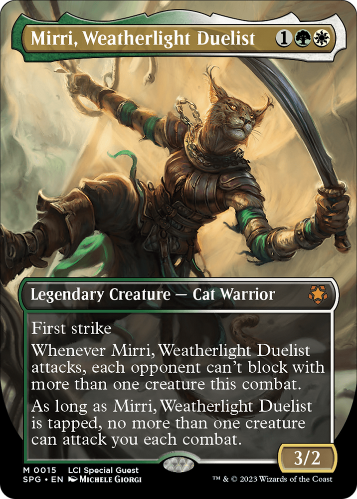 Mirri, Weatherlight Duelist (Borderless) [The Lost Caverns of Ixalan Special Guests] Magic: The Gathering