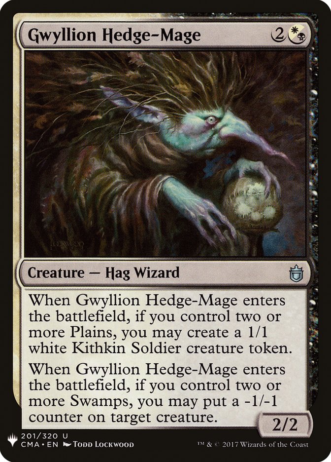 Gwyllion Hedge-Mage [Mystery Booster] Magic: The Gathering