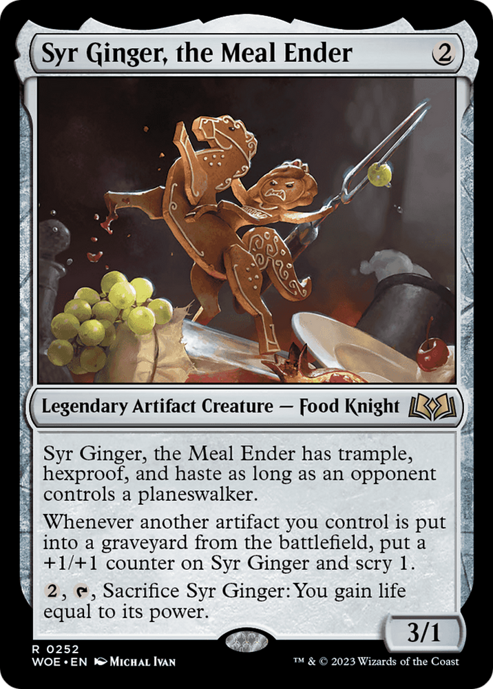 Syr Ginger, the Meal Ender [Wilds of Eldraine] Magic: The Gathering