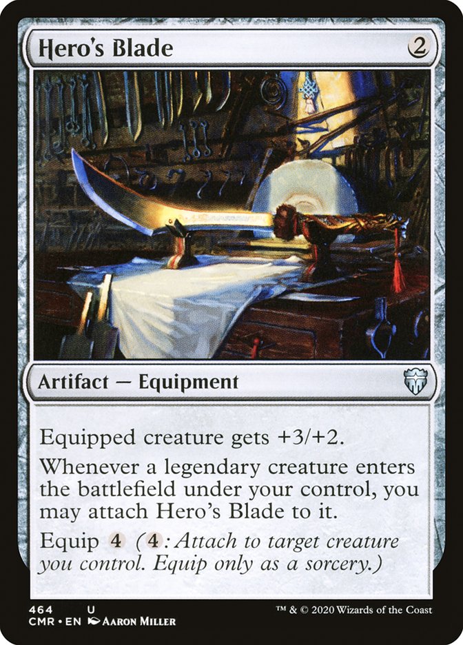 Hero's Blade (464) [Commander Legends] Magic: The Gathering