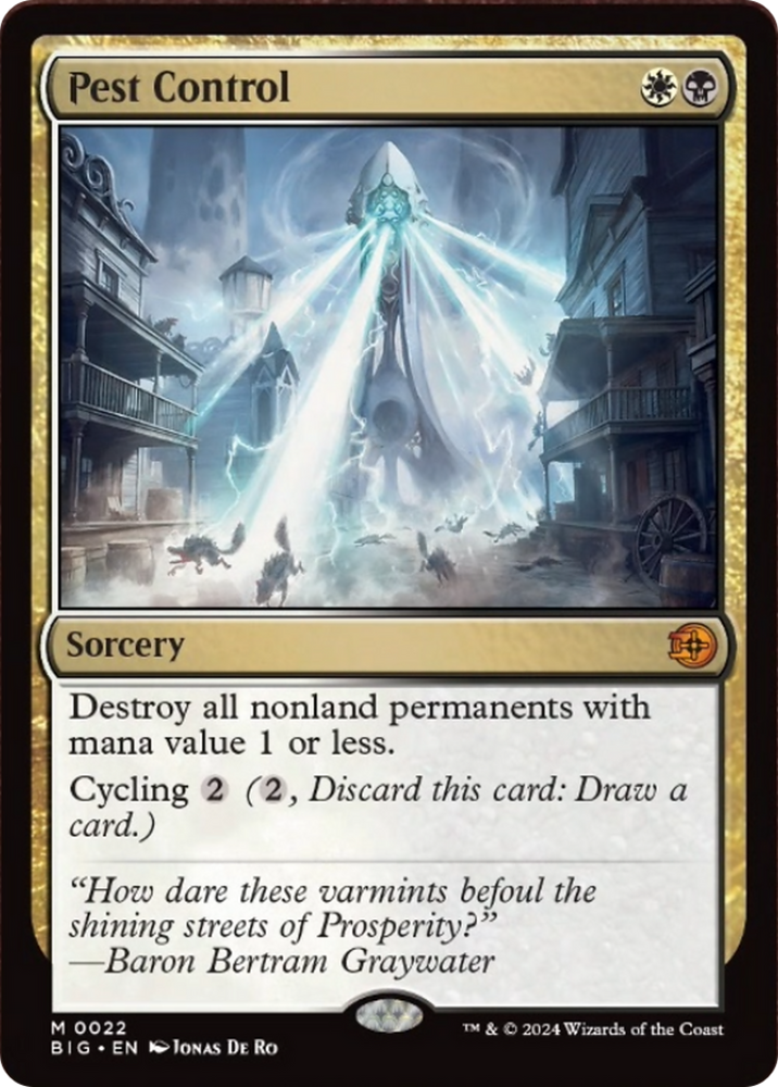 Pest Control [Outlaws of Thunder Junction: The Big Score] Magic: The Gathering