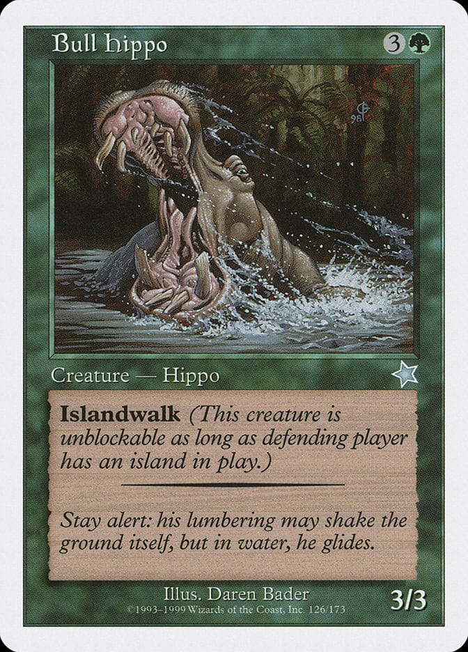 Bull Hippo [Starter 1999] Magic: The Gathering