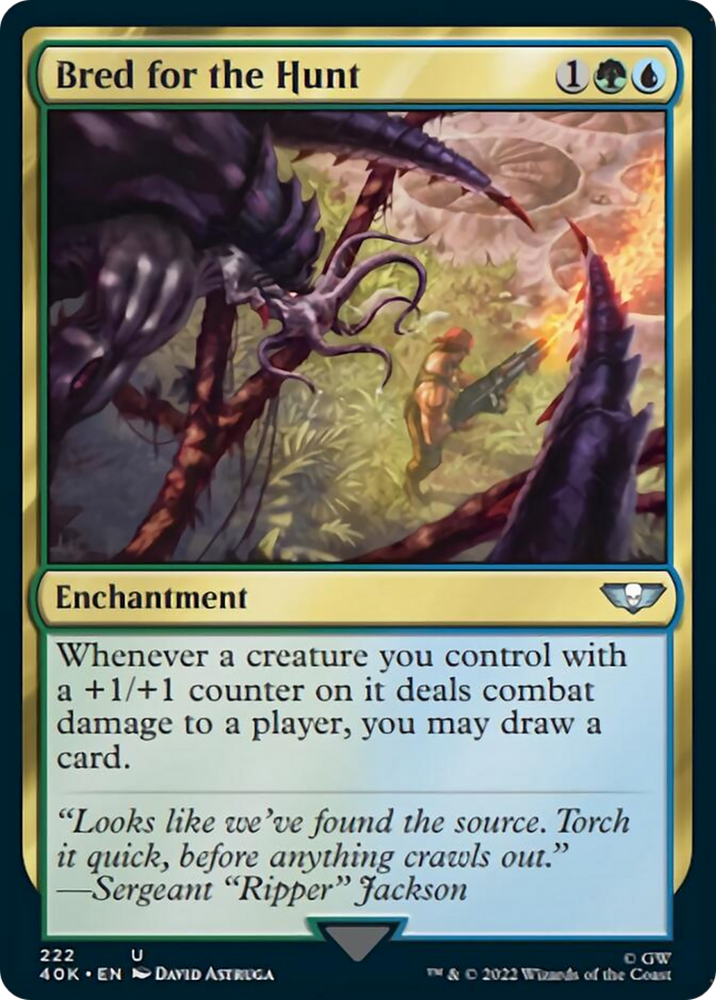 Bred for the Hunt [Warhammer 40,000] Magic: The Gathering