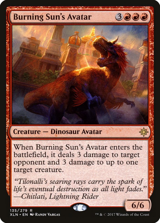 Burning Sun's Avatar [Ixalan] Magic: The Gathering