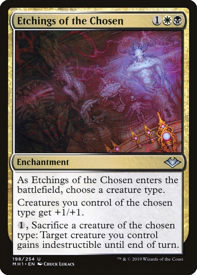 Etchings of the Chosen [Modern Horizons] Magic: The Gathering