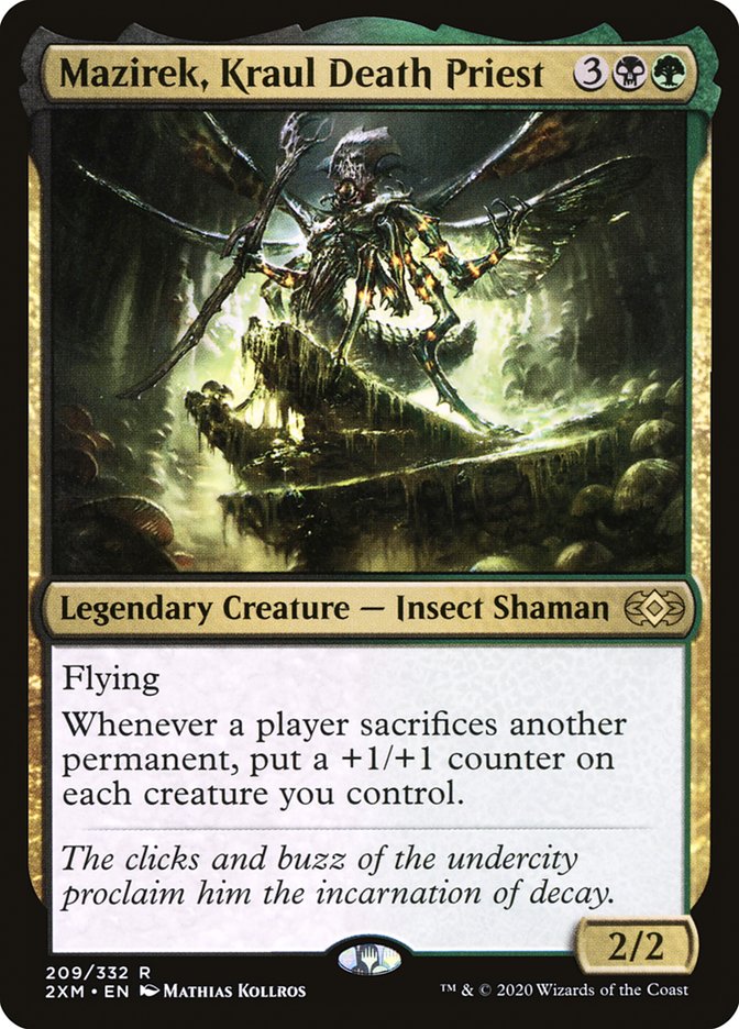 Mazirek, Kraul Death Priest [Double Masters] Magic: The Gathering