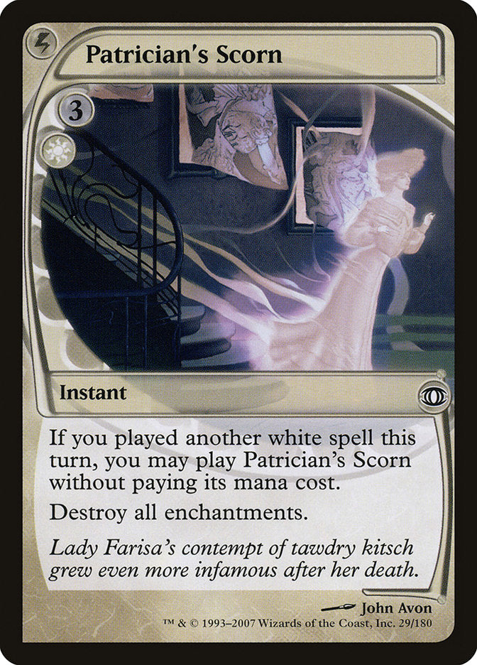 Patrician's Scorn [Future Sight] Magic: The Gathering