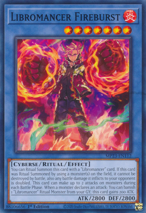 Libromancer Fireburst [MP23-EN112] Rare - Yugioh Cards For Your TCG Needs!