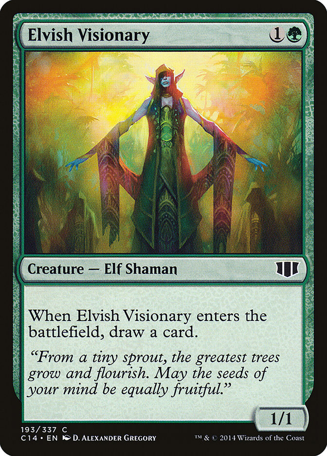 Elvish Visionary [Commander 2014] Magic: The Gathering