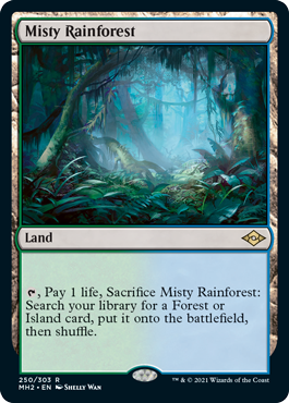 Misty Rainforest [Modern Horizons 2] Magic: The Gathering