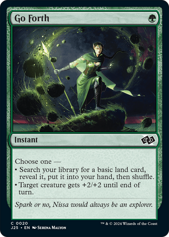 Go Forth [Foundations Jumpstart] Magic: The Gathering
