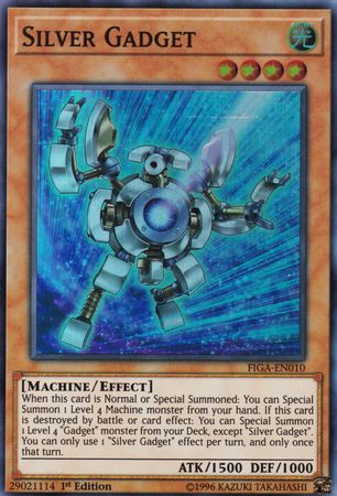 Silver Gadget [FIGA-EN010] Super Rare - Yugioh Cards For Your TCG Needs!