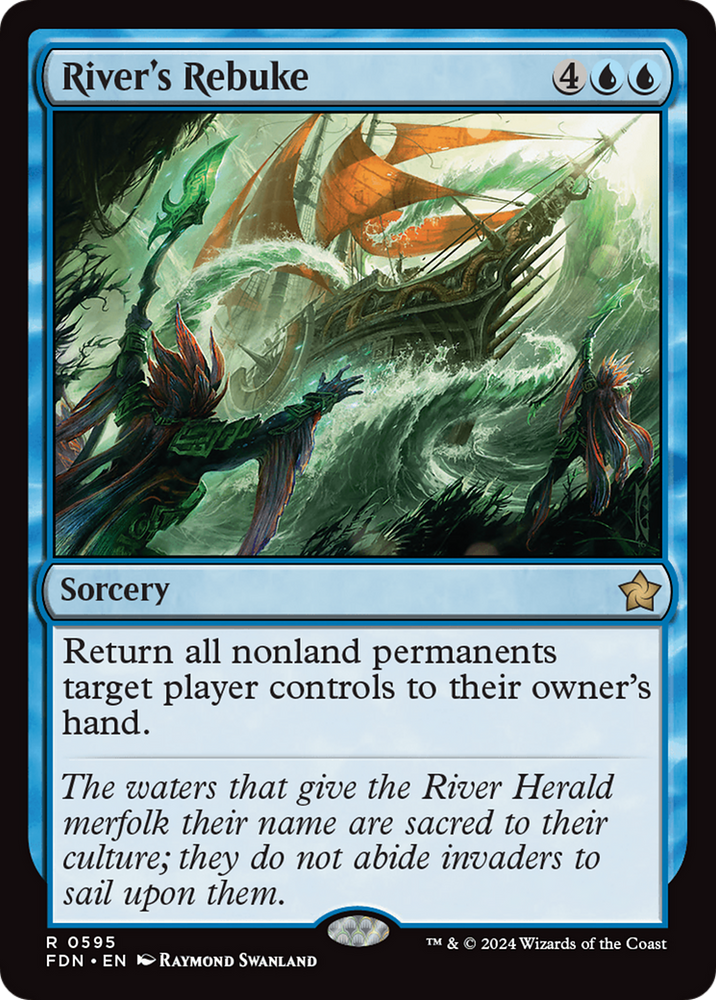 River's Rebuke [Foundations] Magic: The Gathering