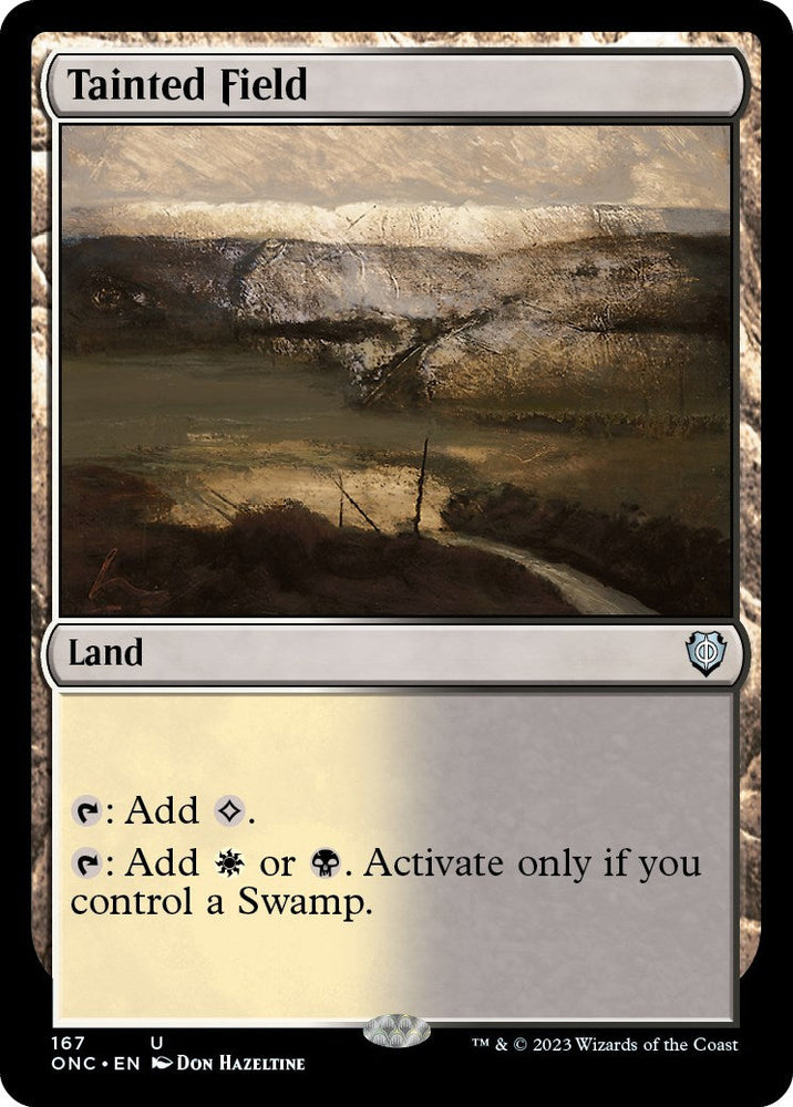 Tainted Field [Phyrexia: All Will Be One Commander] Magic: The Gathering