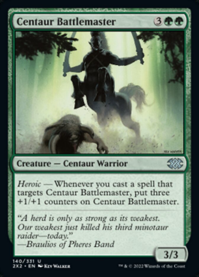 Centaur Battlemaster [Double Masters 2022] Magic: The Gathering