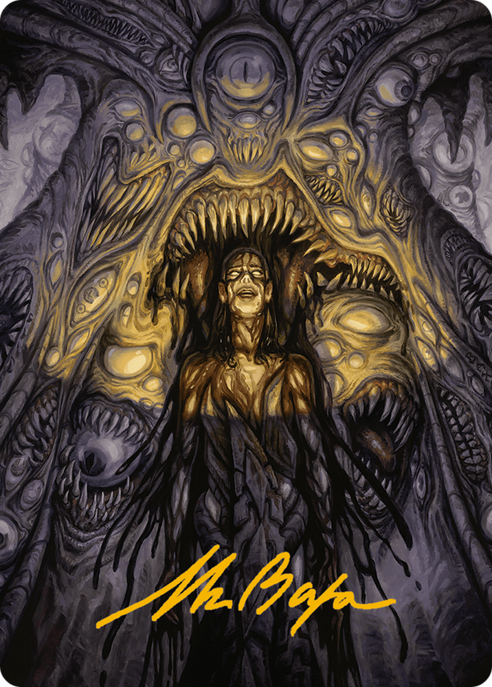 Chthonian Nightmare Art Card (Gold-Stamped Signature) [Modern Horizons 3 Art Series] Magic: The Gathering
