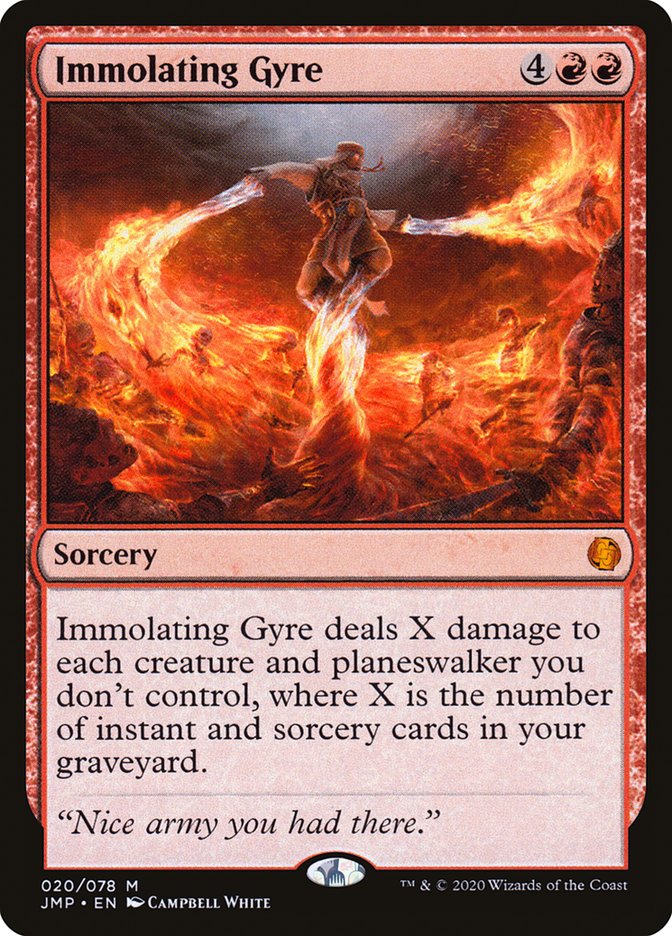 Immolating Gyre [Jumpstart] Magic: The Gathering