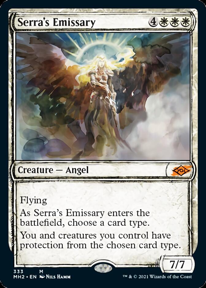 Serra's Emissary (Sketch) [Modern Horizons 2] Magic: The Gathering