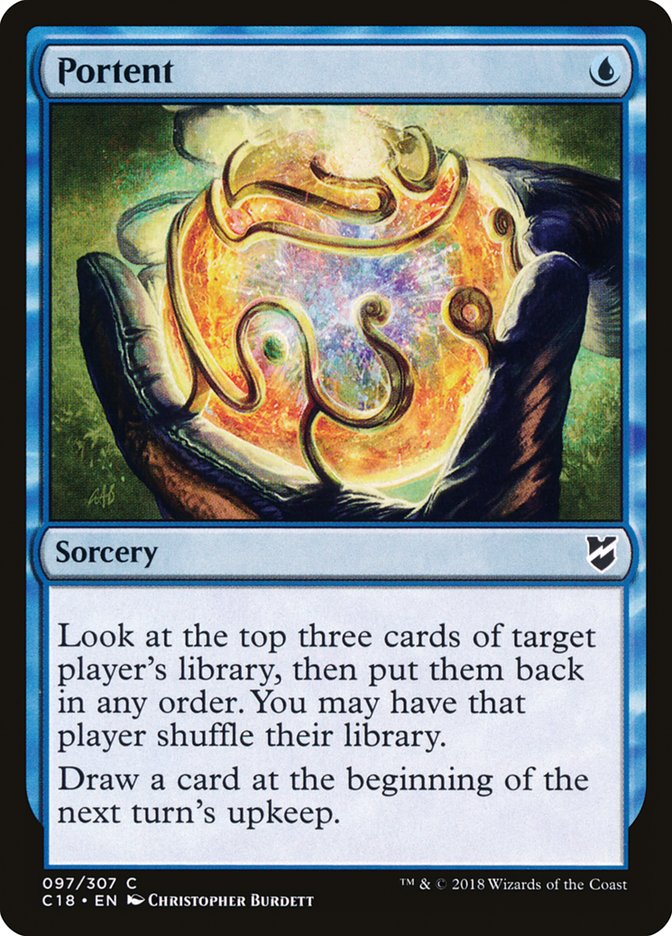 Portent [Commander 2018] Magic: The Gathering