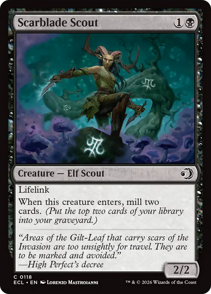 Scarblade Scout [Lorwyn Eclipsed] Magic: The Gathering