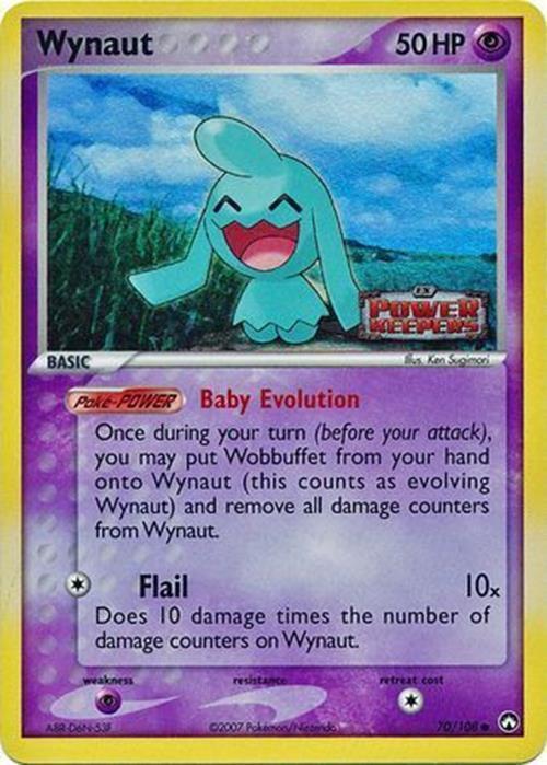 Wynaut (70/108) (Stamped) [EX: Power Keepers] Pokémon