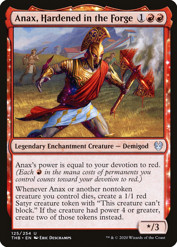 Anax, Hardened in the Forge [Theros Beyond Death] Magic: The Gathering