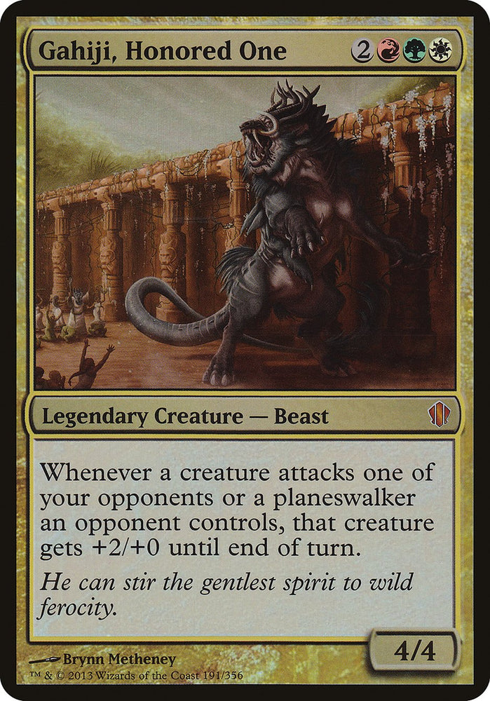 Gahiji, Honored One (Oversized) [Commander 2013 Oversized] Magic: The Gathering