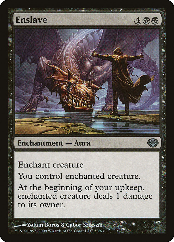 Enslave [Duel Decks: Garruk vs. Liliana] Magic: The Gathering