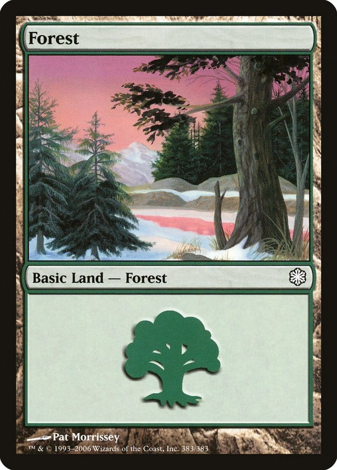 Forest (383) [Coldsnap Theme Decks] Magic: The Gathering