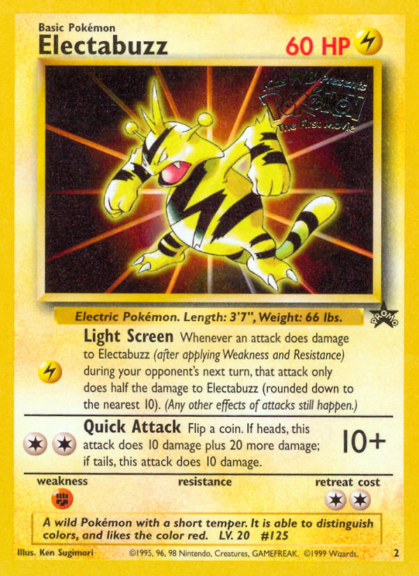 Electabuzz (2) [Wizards of the Coast: Black Star Promos] Pokémon