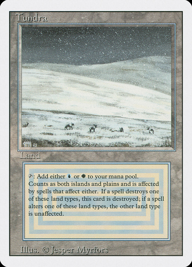 Tundra [Revised Edition] Magic: The Gathering