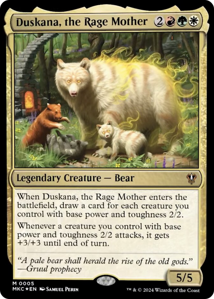 Duskana, the Rage Mother [Murders at Karlov Manor Commander] Magic: The Gathering
