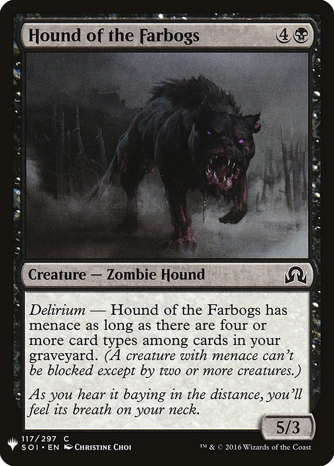 Hound of the Farbogs [Mystery Booster] Magic: The Gathering
